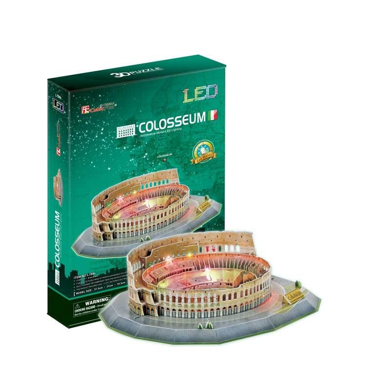 inoxidable simpático delicado Puzzle 3D Coliseo Romano con Luces LED