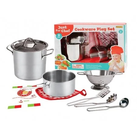 Set de Cocina Infantil 8 Piezas y Recetas