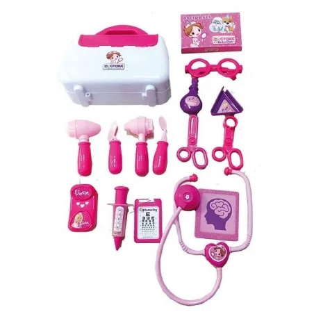 Maletín de Médico Infantil Rosa