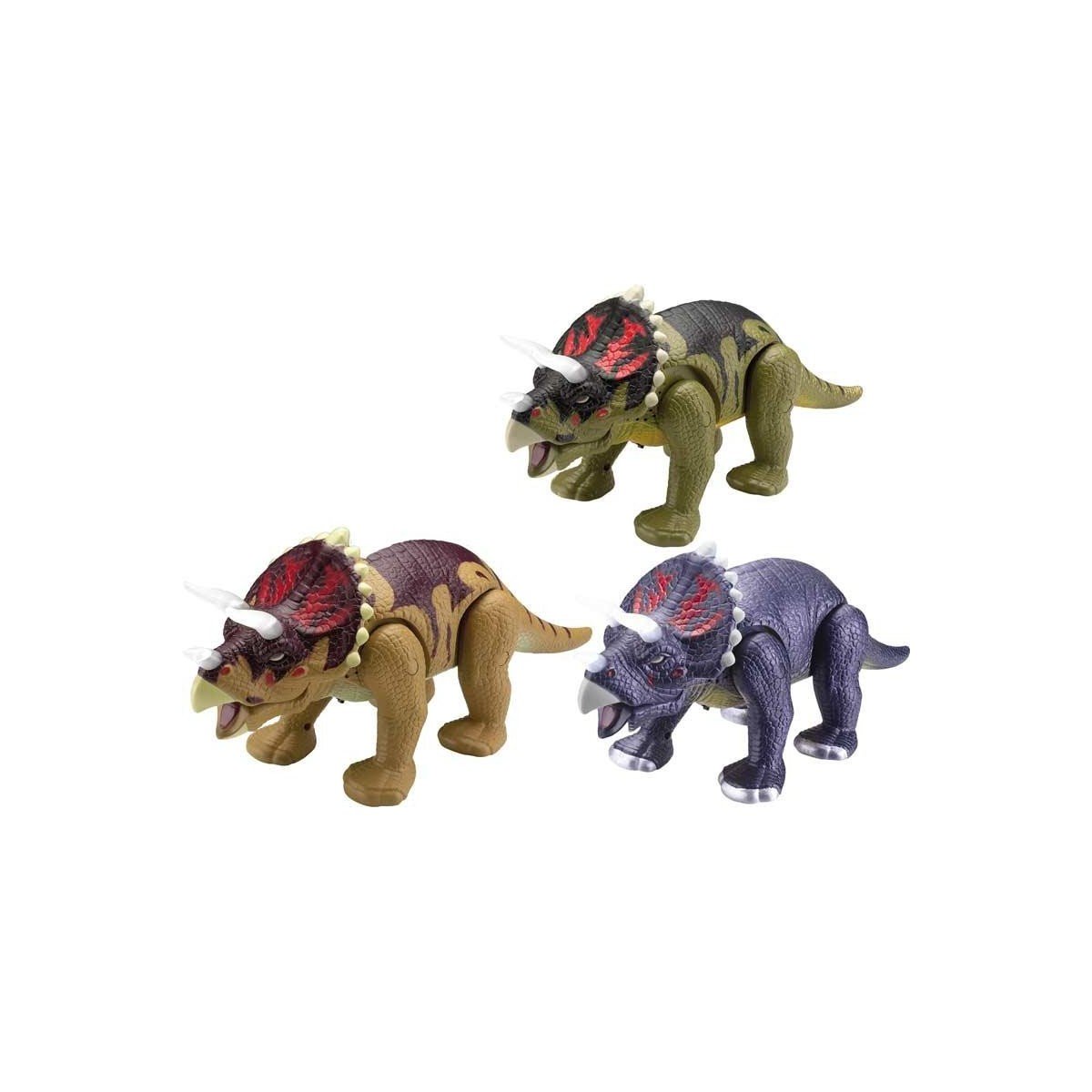Toob Plastoy Dinosaurier Figur Triceratops – 20,3 Cm Lang, Naturgetreu Grün-braun, Für Sammler Ab 3 Jahren