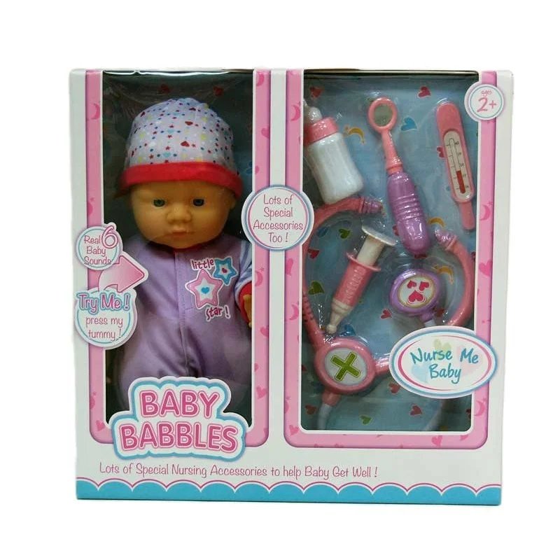 Muñeca con Complementos de Doctor 35 cm