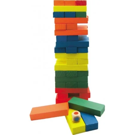 Juego Infantil Torre de Madera