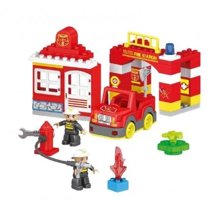 Set de Bloques Infantil de Bomberos