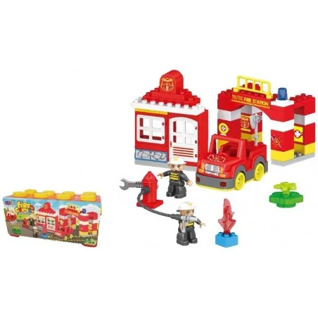 Set de Bloques Infantil de Bomberos