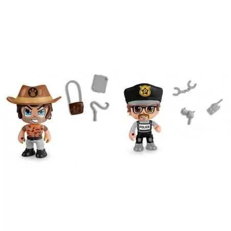 Pinypon Action Policía y Aventurero Pinypon Action Policía y Aventurero