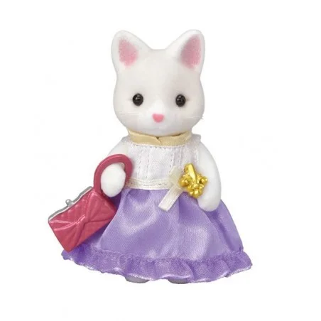 Sylvanian Families Town Series Niña Gato de Seda