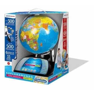 Globo interactivo explora el mundo