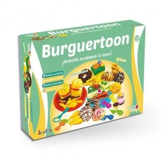 Set de Plastilina Burguertoon FUNNY DOOUGH