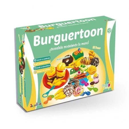 Set de Plastilina Burguertoon FUNNY DOOUGH