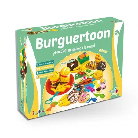 Set de Plastilina Burguertoon FUNNY DOOUGH