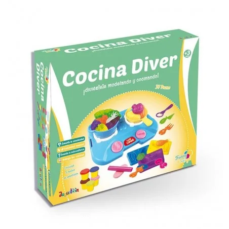 Set de Plastilina Cocina Diver FUNNY DOOUGH