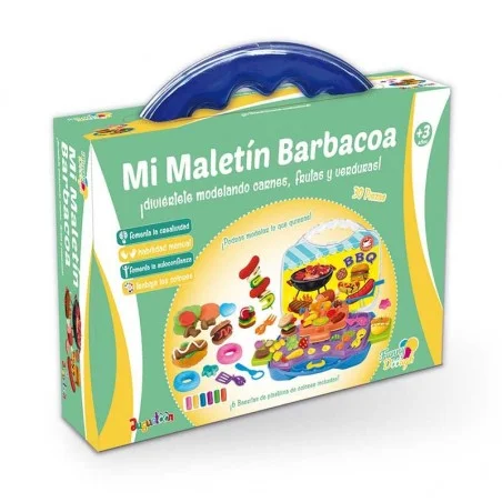 Set de Plastilina Maletín Barbacoa FUNNY DOOUGH