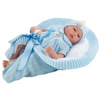 Muñeca Reborn Iker con Traje Azul