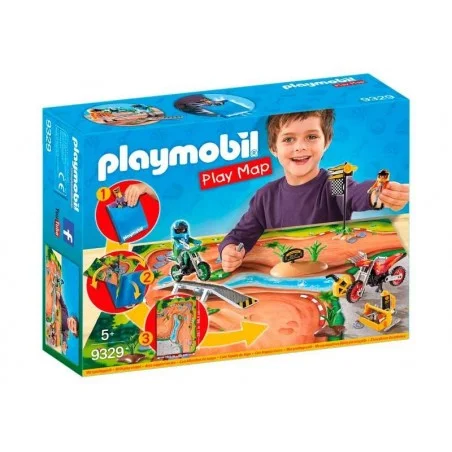 Playmobil Play Map Motocross