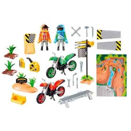 Playmobil Play Map Motocross