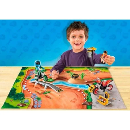 Playmobil Play Map Motocross