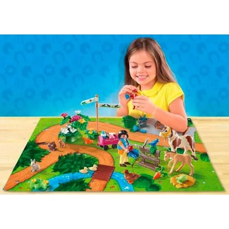 Playmobil Play Map Paseo con Ponis