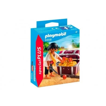 Playmobil Pirata con Cofre del Tesoro