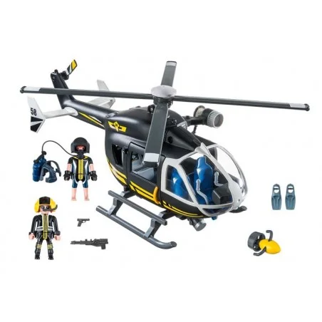 Playmobil Helicóptero de las Fuerzas Especiales