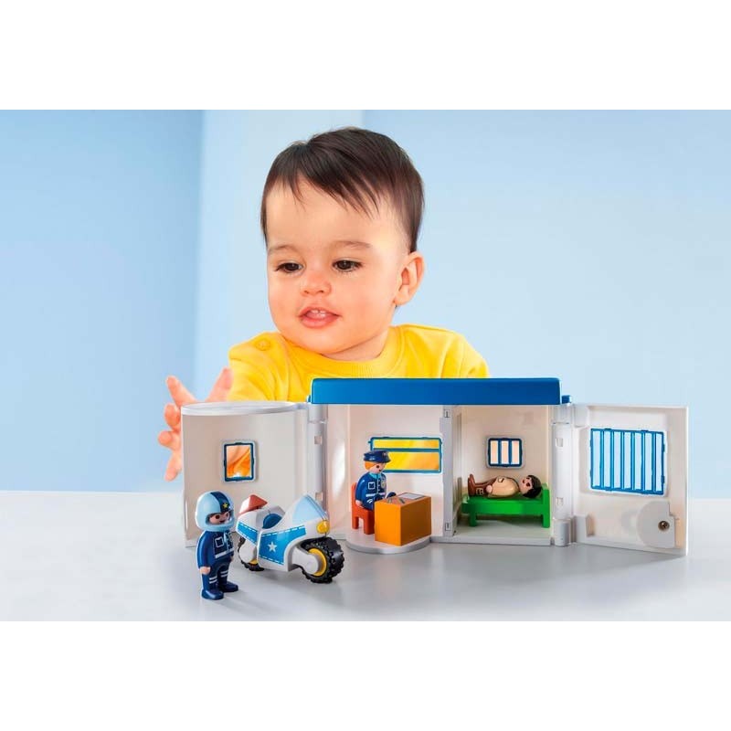 coche policia playmobil 123