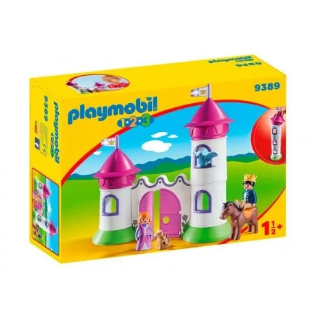 Playmobil 1.2.3 Castillo con Torre Apilable