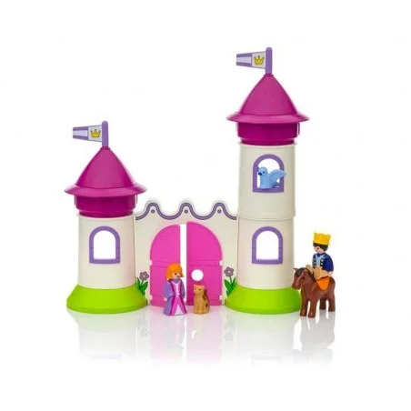 Playmobil 1.2.3 Castillo con Torre Apilable