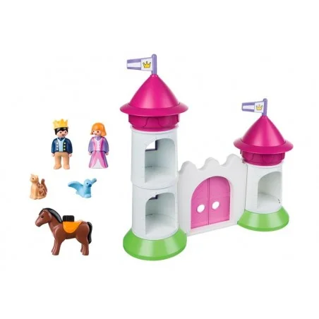 Playmobil 1.2.3 Castillo con Torre Apilable