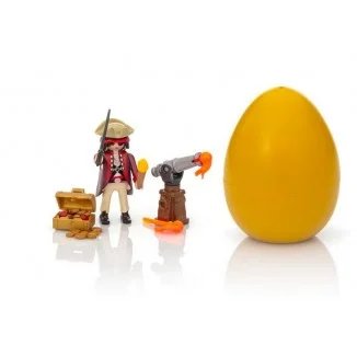Playmobil Pirata con Cañón y Tesoro