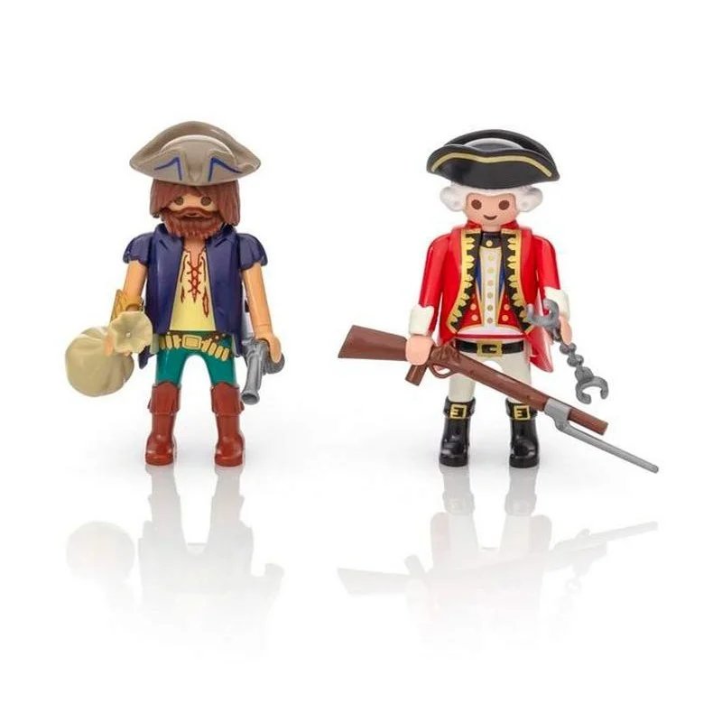 Playmobil Pirata y Soldado