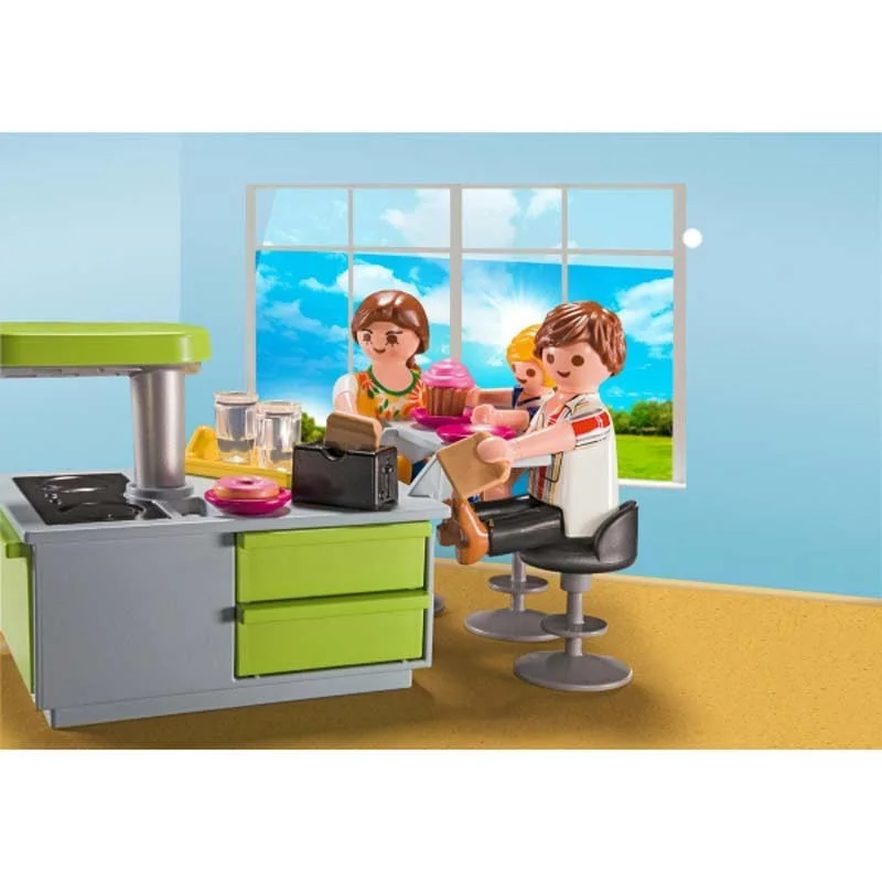 playmobil city life cocina