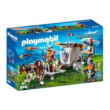 Playmobil Knights Carruaje Caballos con Ballesta