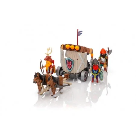 Playmobil Knights Carruaje Caballos con Ballesta