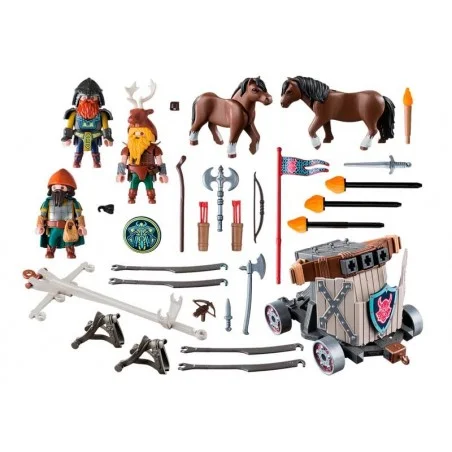 Playmobil Knights Carruaje Caballos con Ballesta