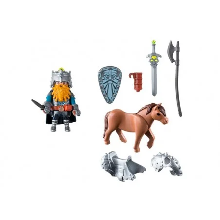 Playmobil Knights Enano con Poni