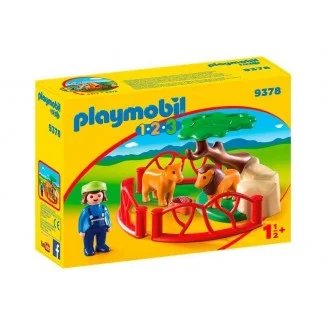 Playmobil 1.2.3 Recinto de Leones