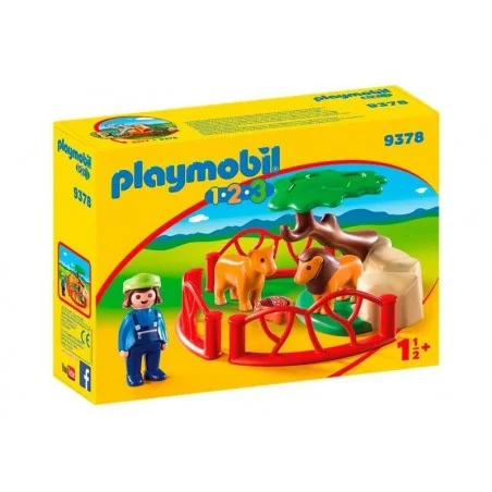 Playmobil 1.2.3 Recinto de Leones