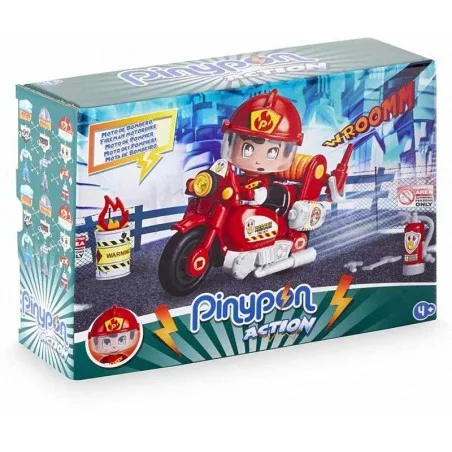 Pinypon Action Moto de Bombero