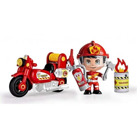 Pinypon Action Moto de Bombero