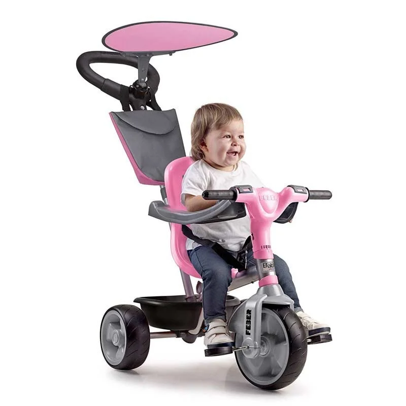 Triciclo Infantil Rosa Baby Plus Music