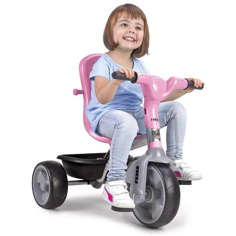 Triciclo Infantil Rosa Baby Plus Music