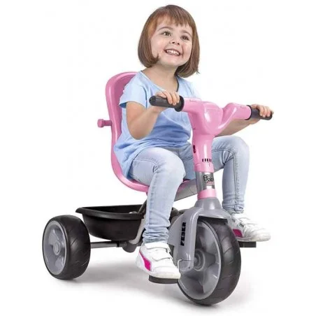 Triciclo Infantil Rosa Baby Plus Music