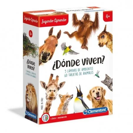 Juego Educativo Dónde viven