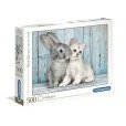 Puzzle 500 Piezas Gato y Conejo
