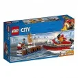 LEGO City Fire Llamas en el Muelle