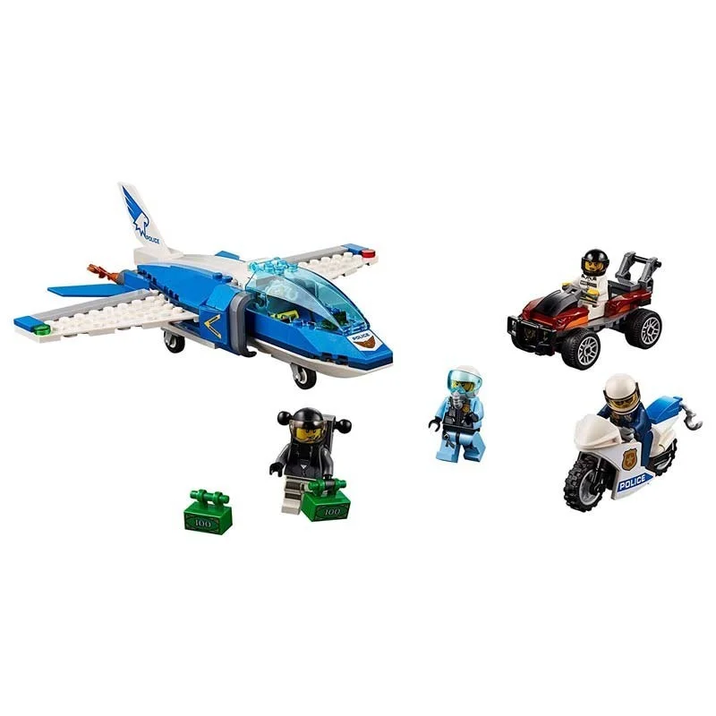 LEGO City Policía Aérea y el Arresto del Ladrón Paracaidista
