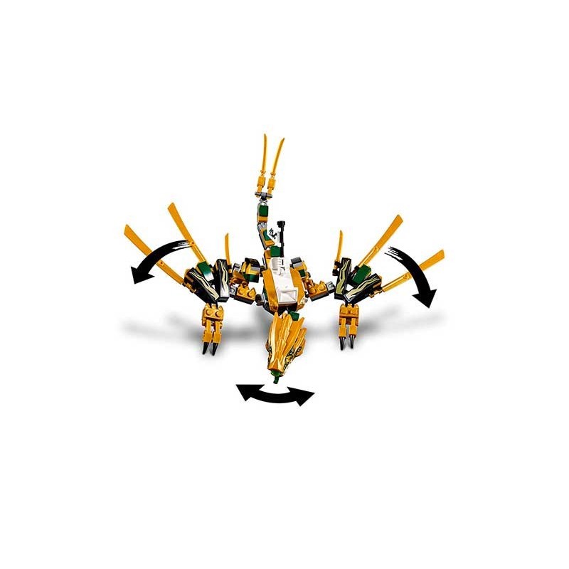 dragon dorado lego ninjago