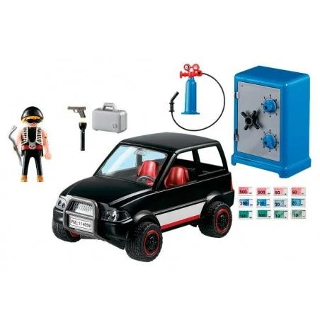 Playmobil Ladrón de Caja Fuerte con Coche