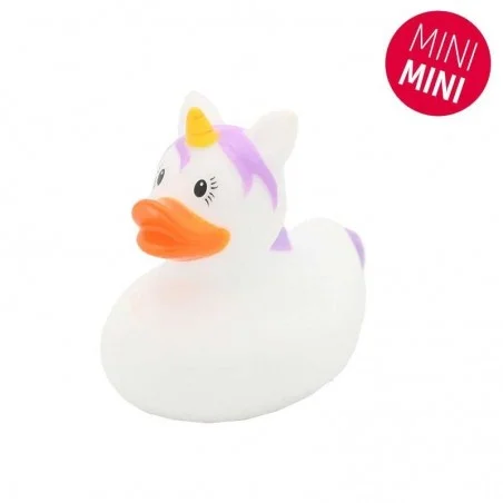 Pato Unicornio Blanco 4,5 cm