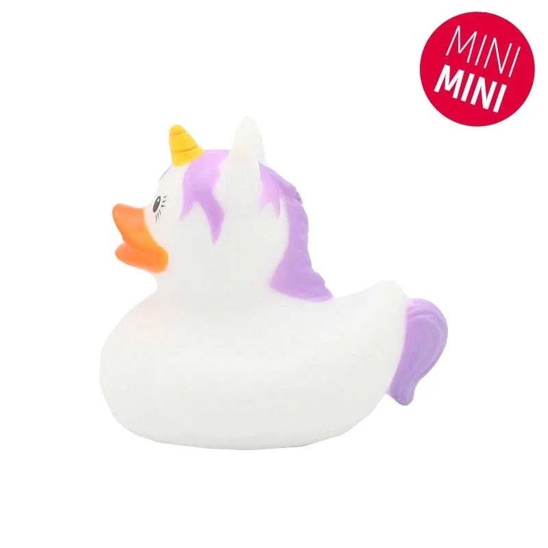 Pato Unicornio Blanco 4,5 cm