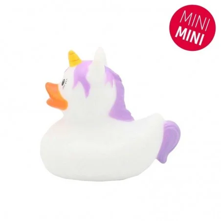 Pato Unicornio Blanco 4,5 cm